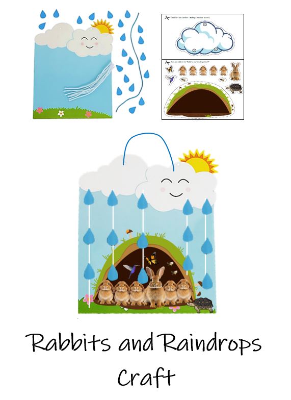 Rabbits and Raindrops Craft