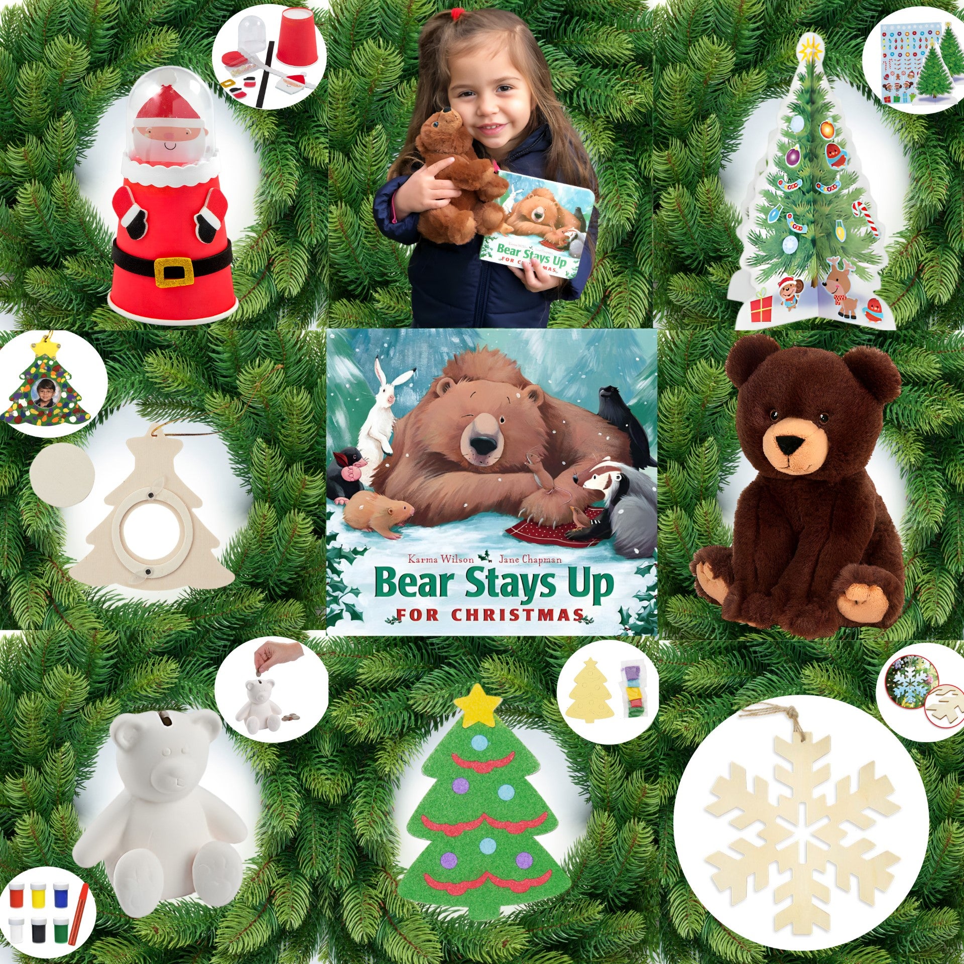 Bear Stuffing Kit and Book Set | Book and Bear Picture Book