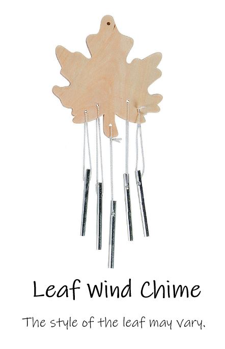Leaf Wind Chime Craft