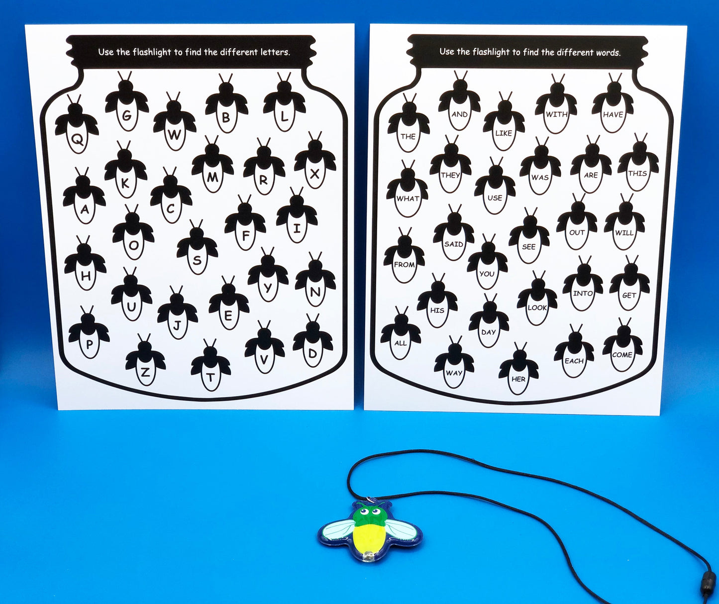 firefly flashlight literacy games