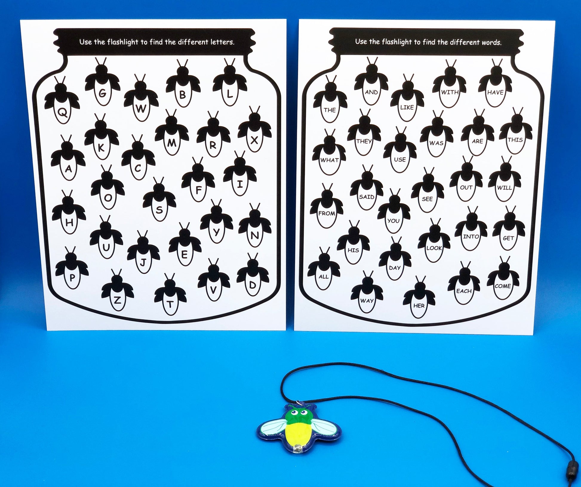 firefly flashlight literacy games