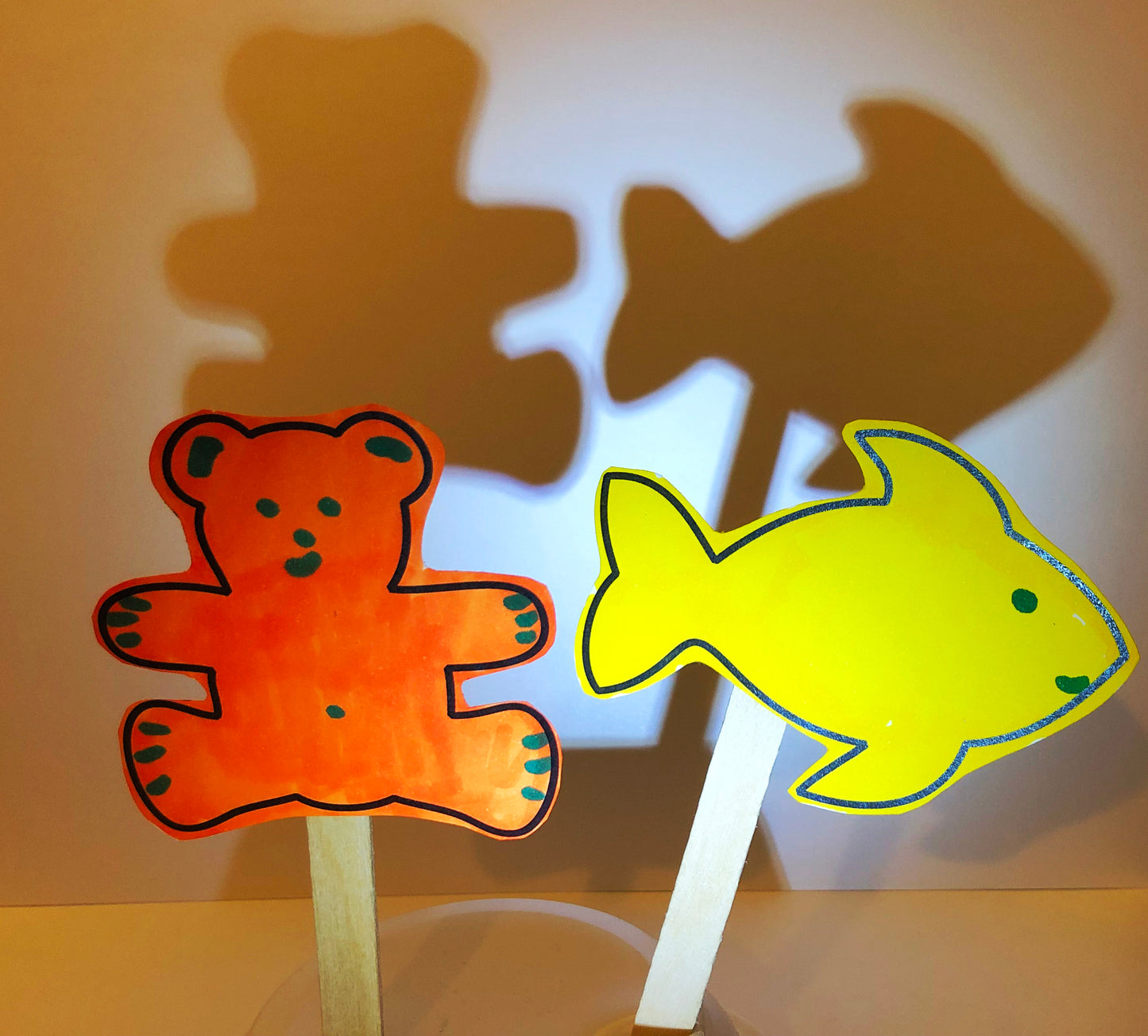 DIY shadow puppets