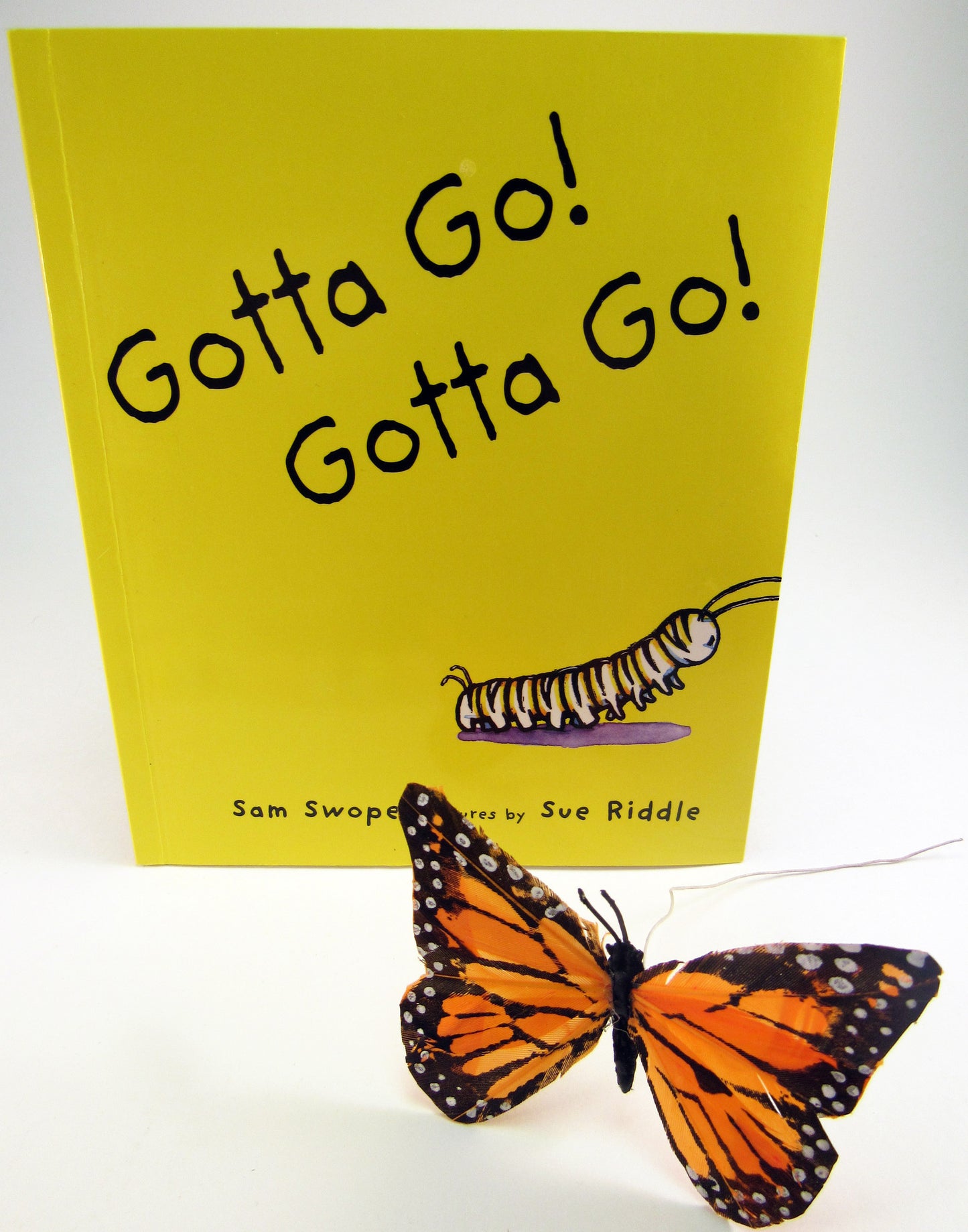 Ivy Kids Educational Activity Kit featuring the book Gotta Go! Gotta Go! by Sam Swope and over 10 art, literacy, math, and science activities inspired by the story. Learn about monarch butterflies. Perfect kit for spring.