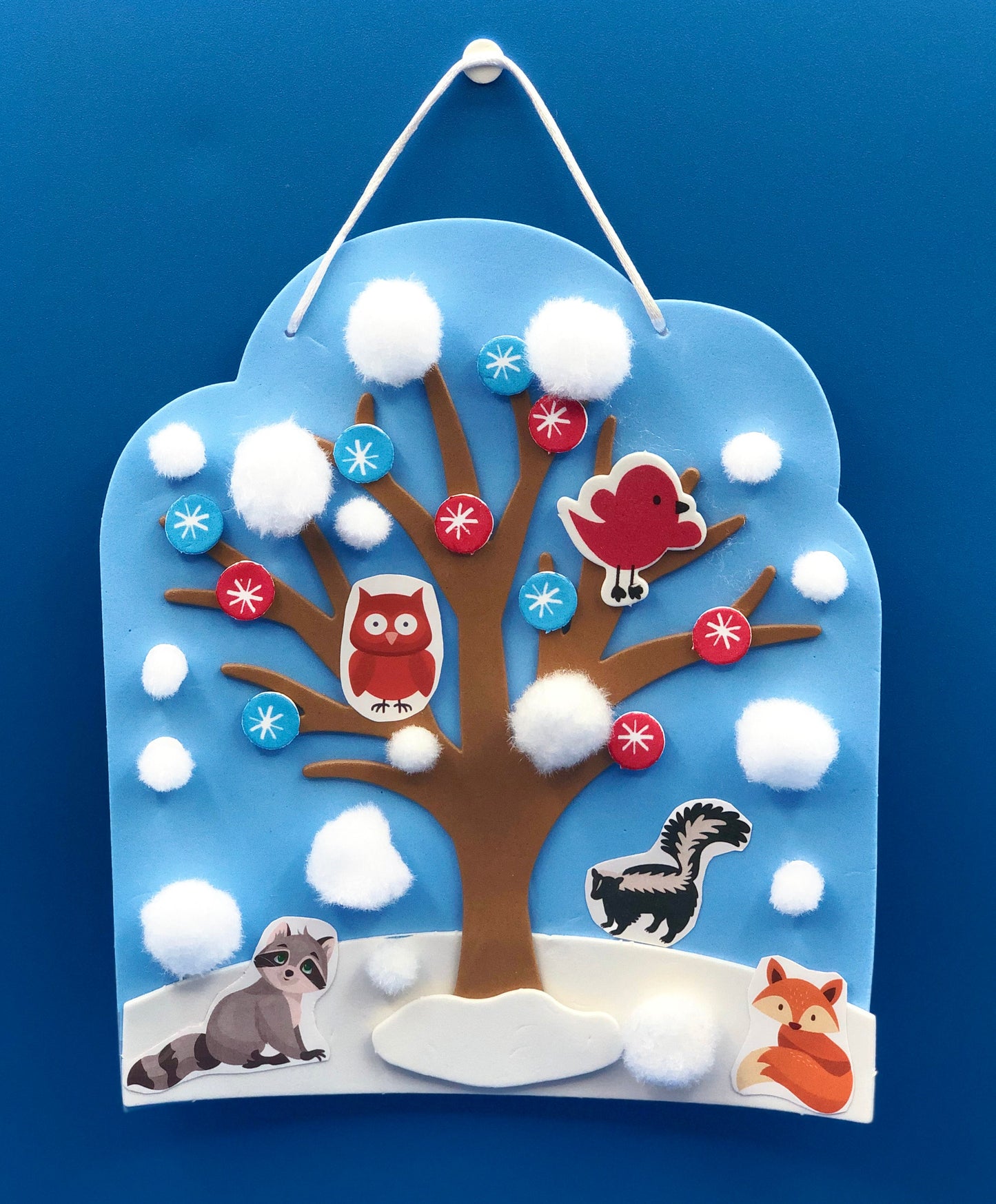 Winter tree craft and story retelling