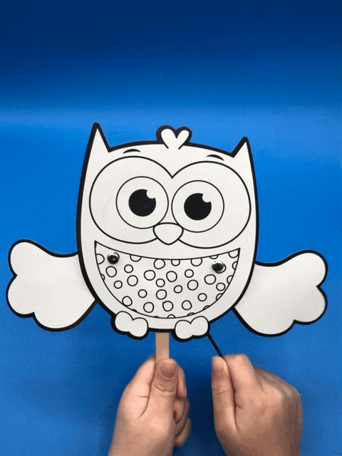 Owl STEM project with Flapping Wings