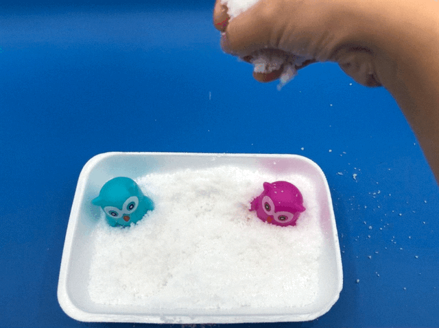 Make your own snow STEM project