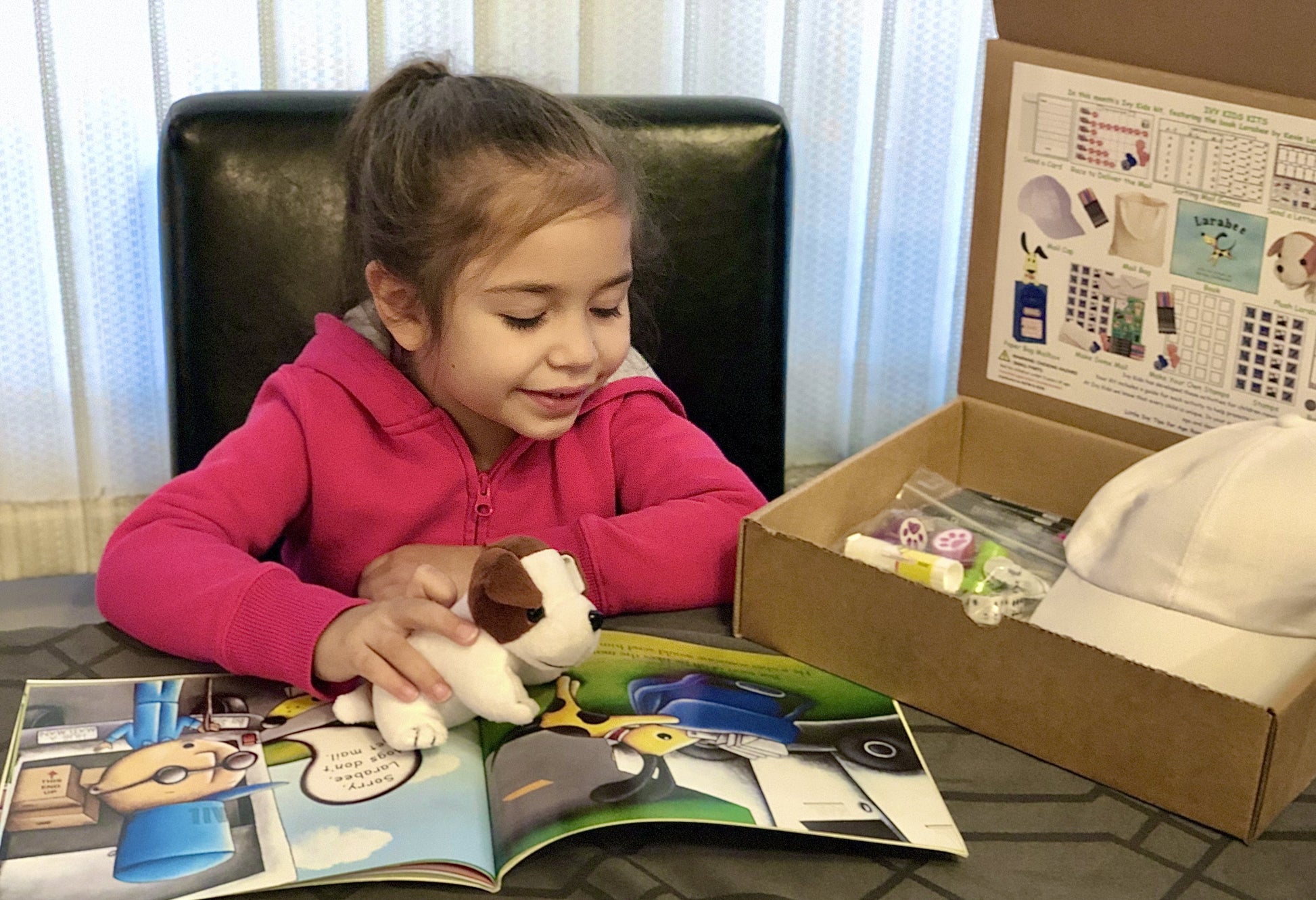 dog mail post office themed activity kit for kids