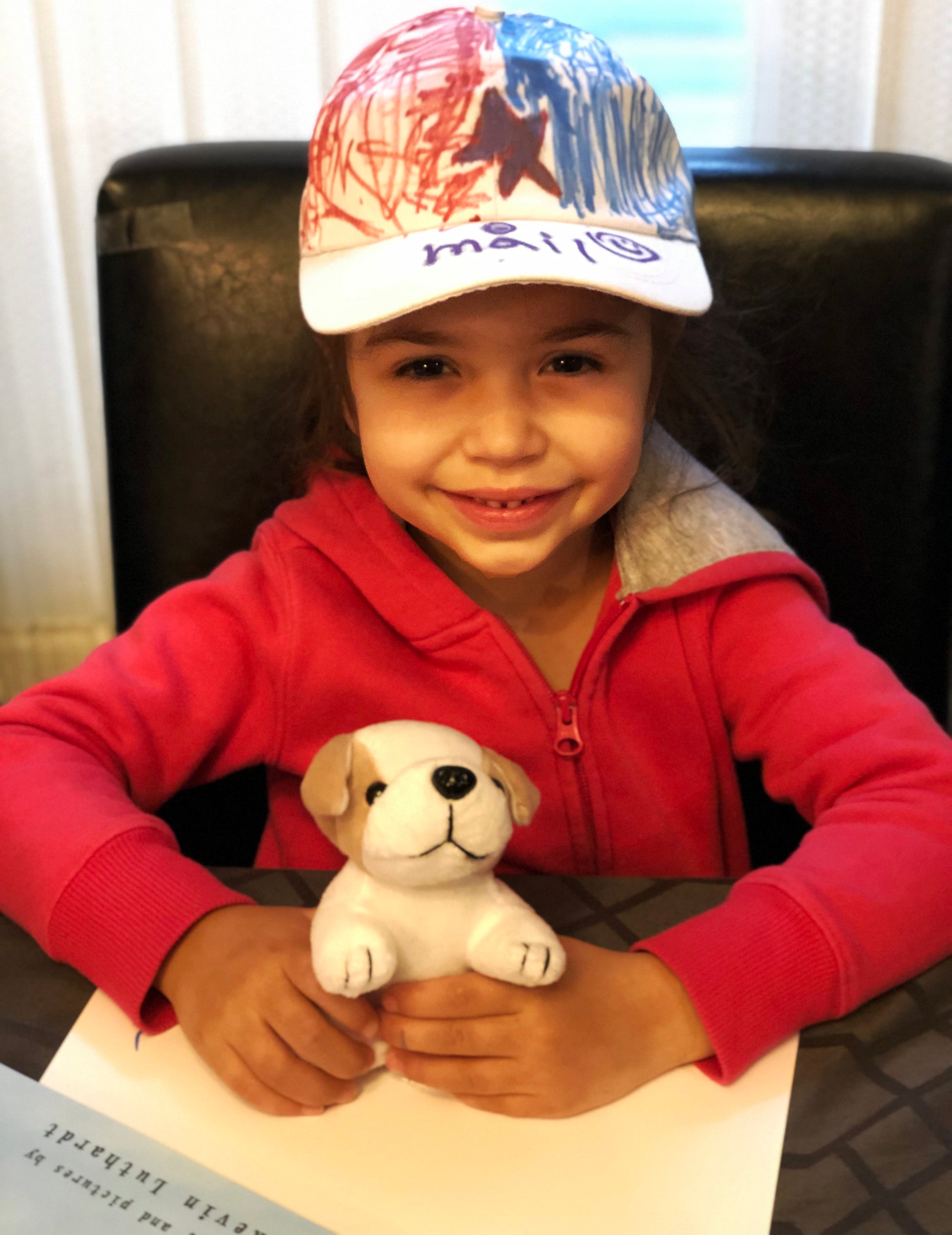 DIY mail carrier cap kids craft