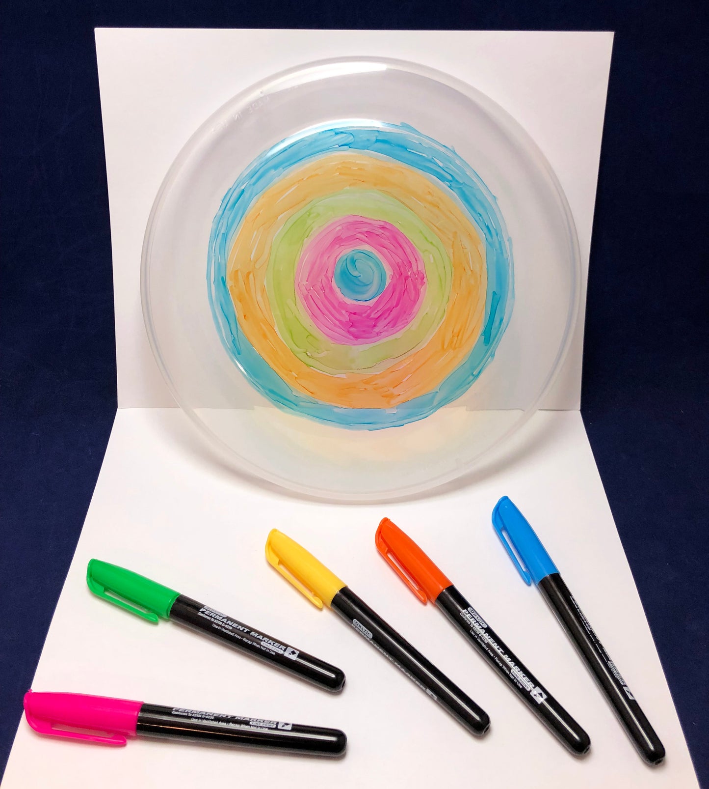 DIY sun-catcher Frisbee