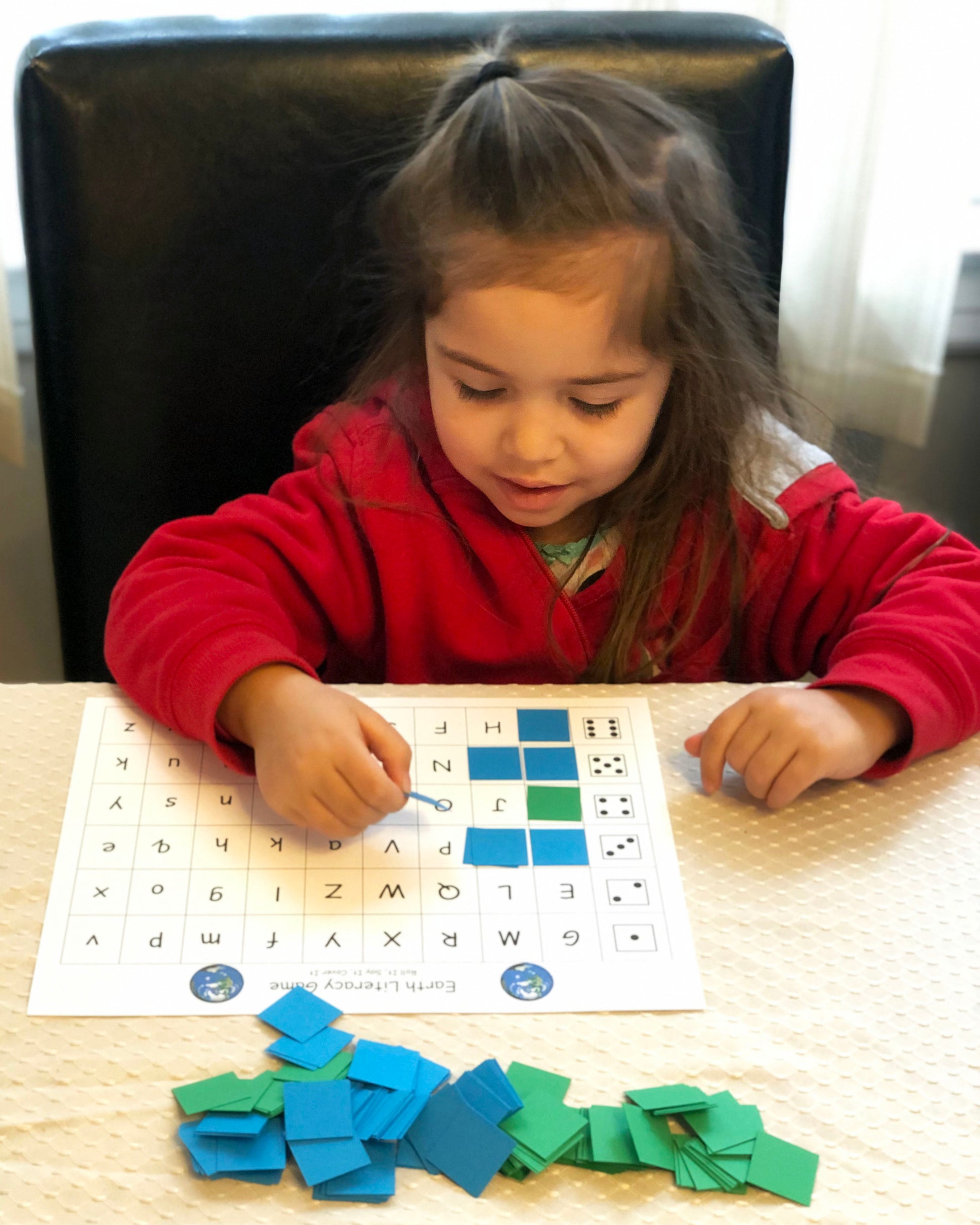 Earth inspired literacy activity for kids