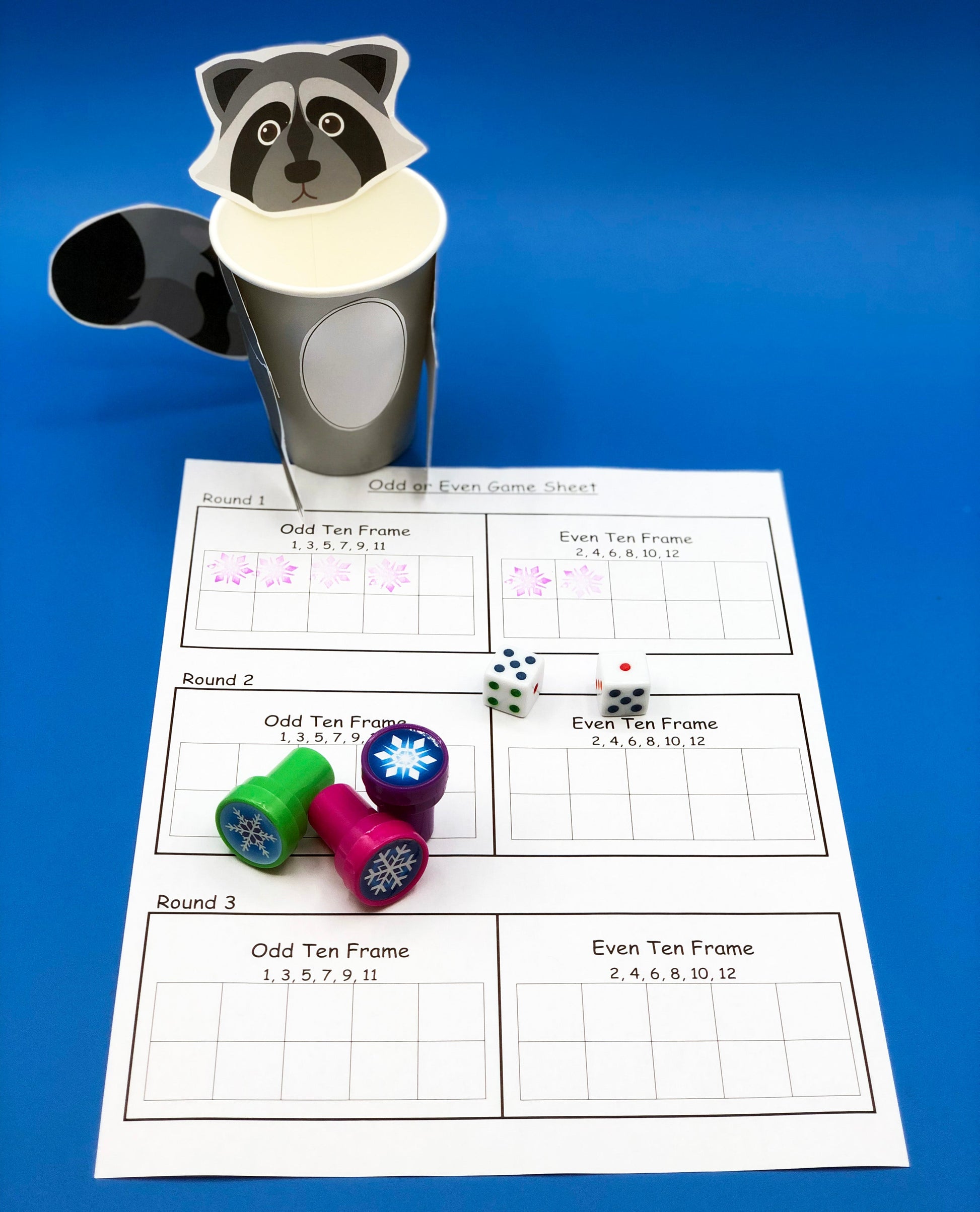 Odd or Even Stamper Game