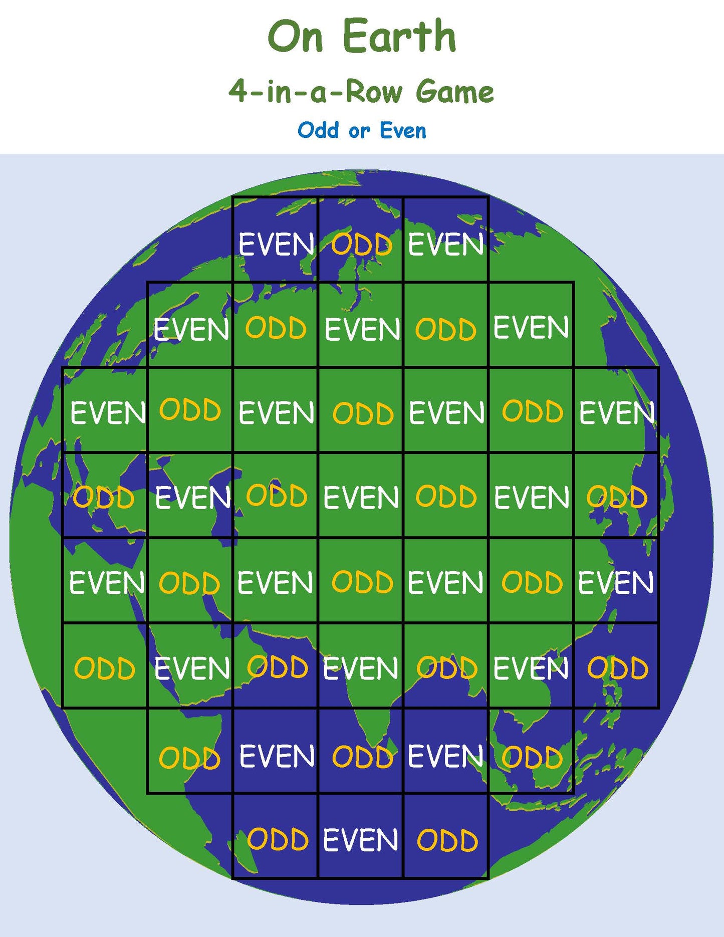 Earth Inspired math game STEM kids