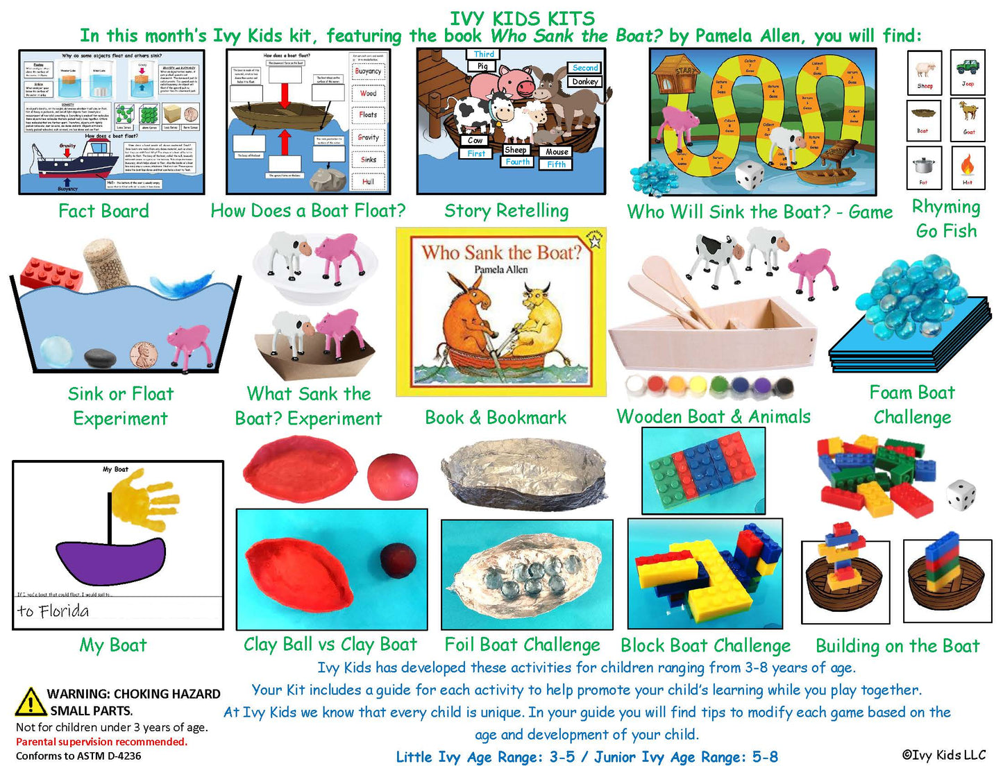 Who Sank the Boat Activities KIDS STEM