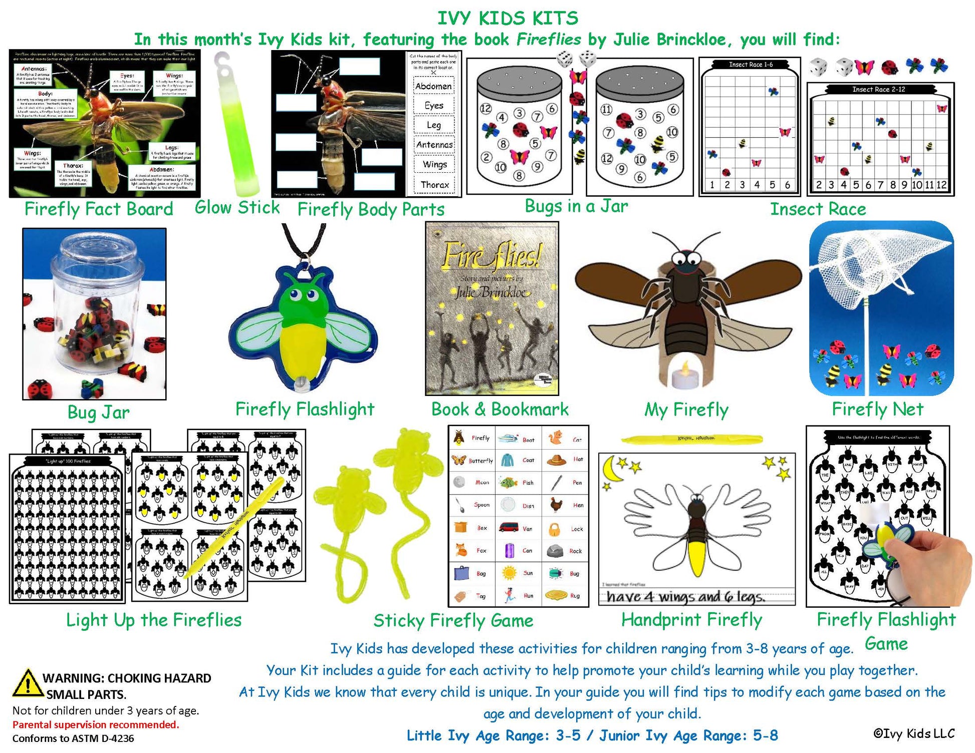 Firefly themed STEM activities