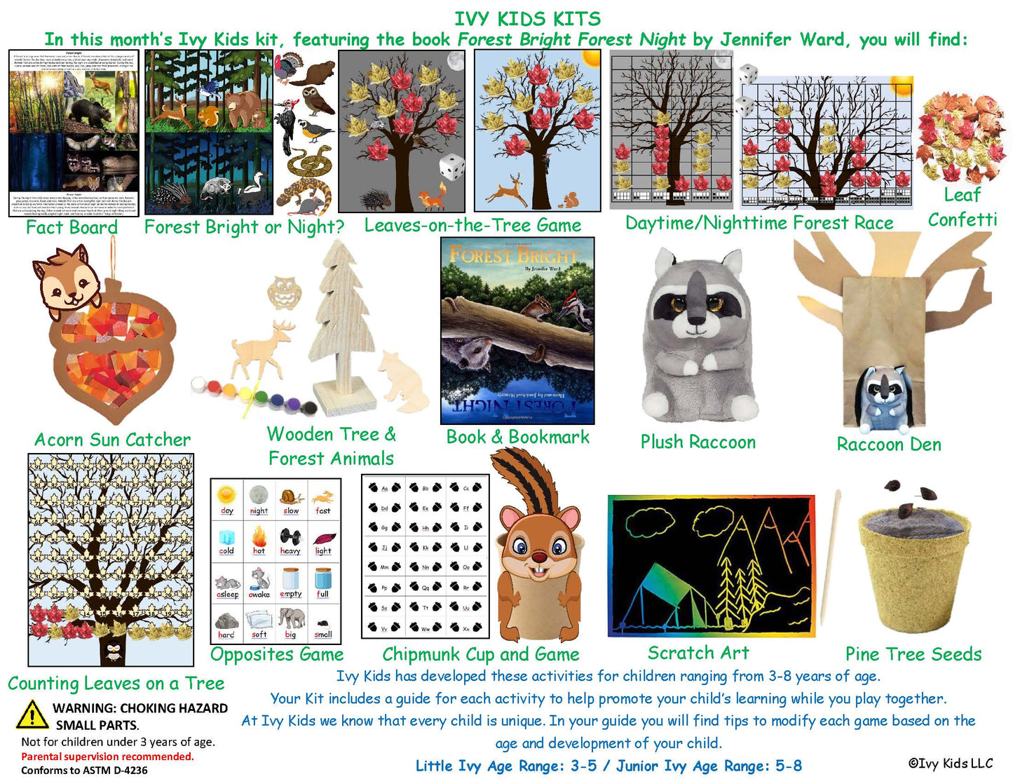 Forest Themed Activities kids Nocturnal Animals