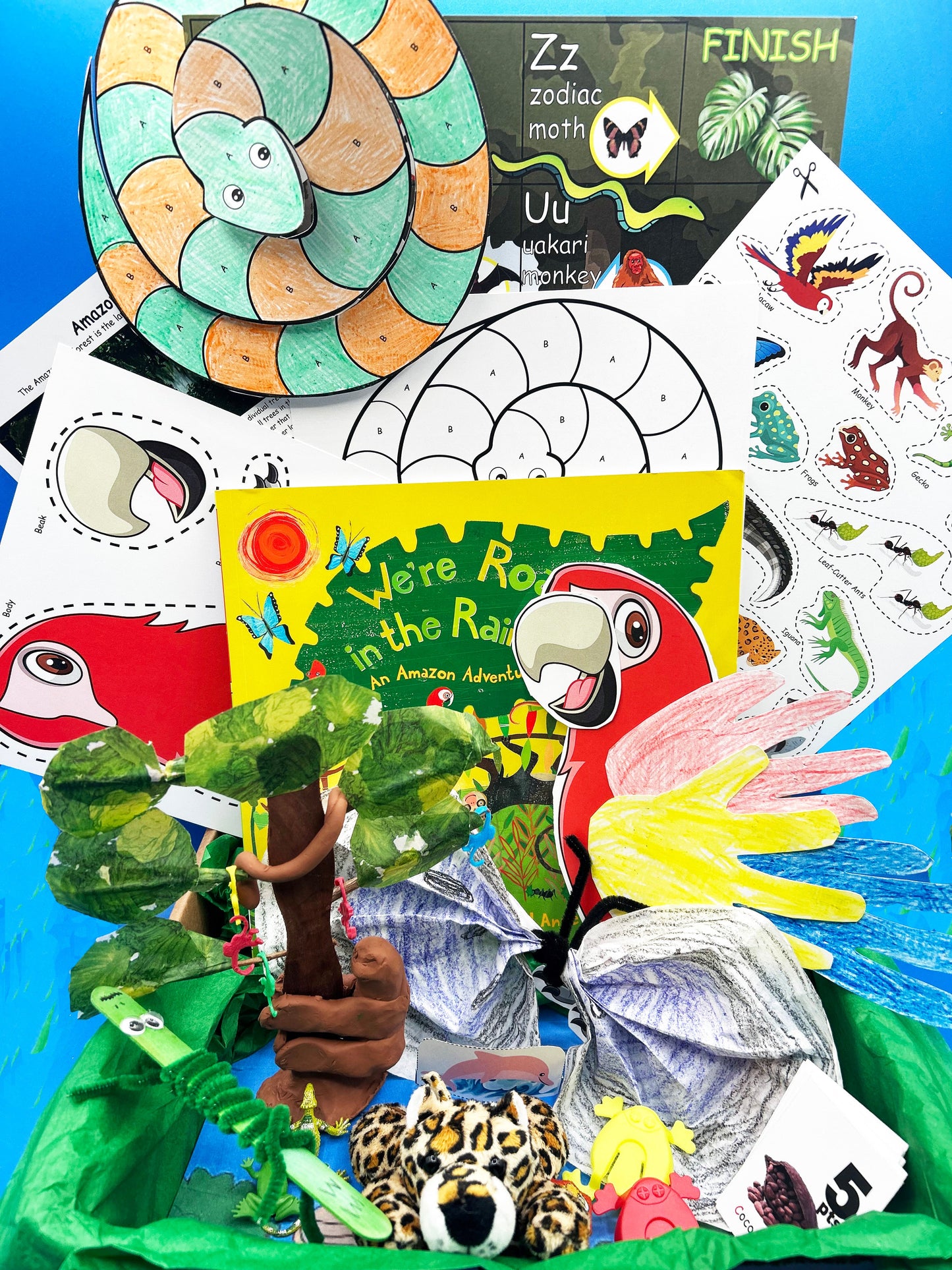 Amazon Rainforest themed STEM kit Children