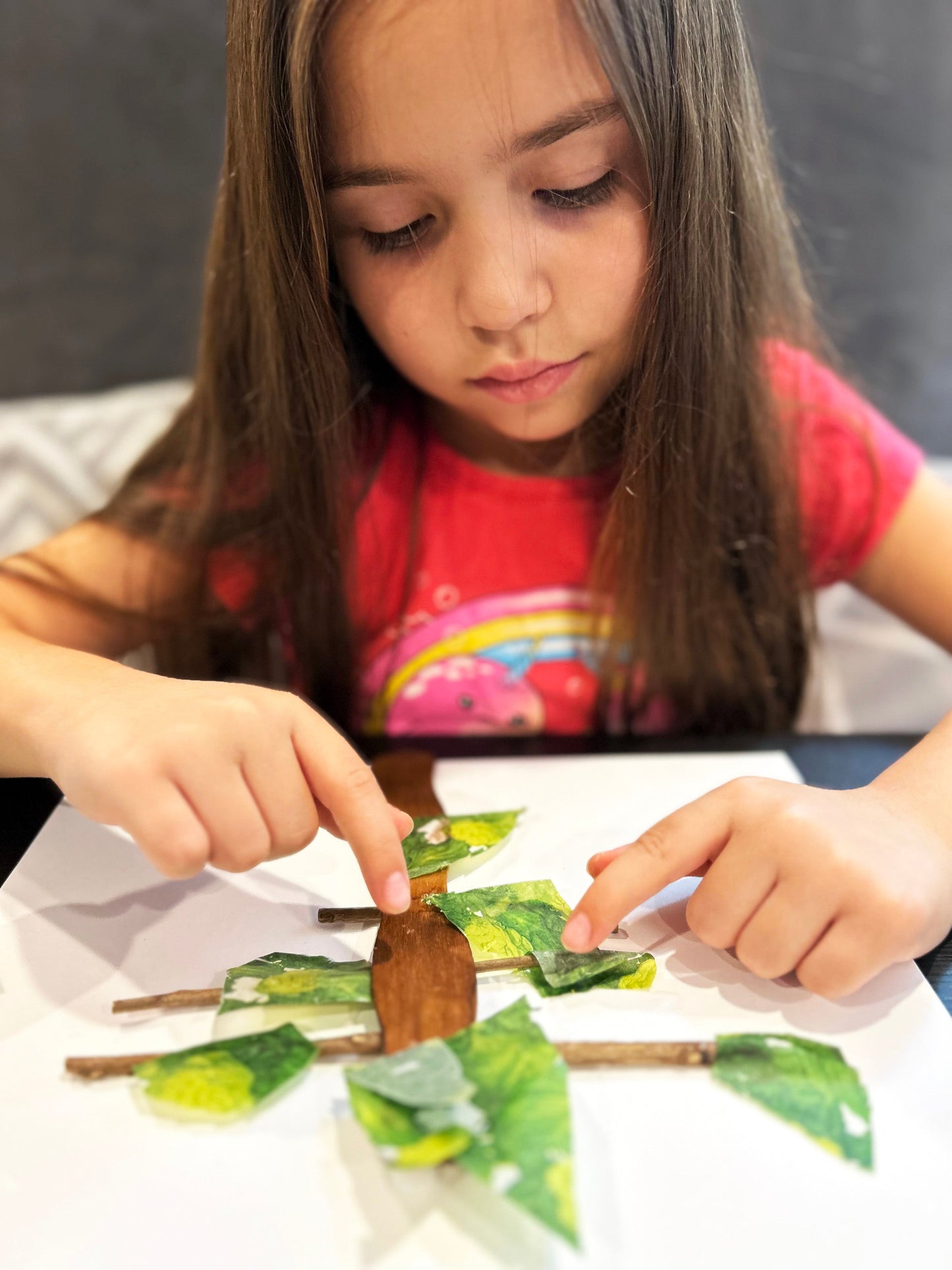 Construct a Rainforest Tree Stem Activity Kids