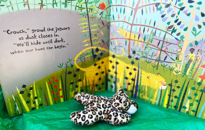 Jaguar plush toy for rainforest theme