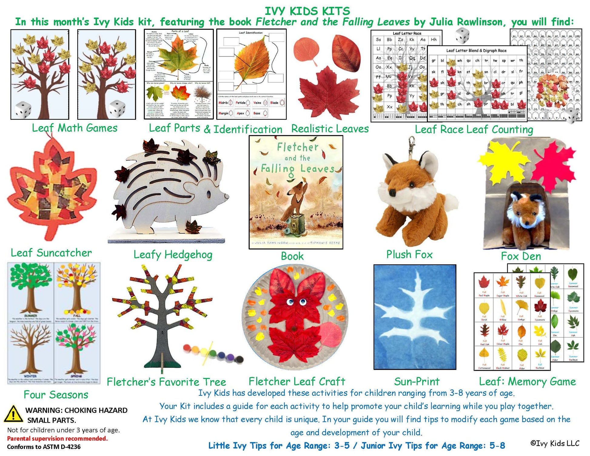 Fletcher and the Falling Leaves STEM Activities