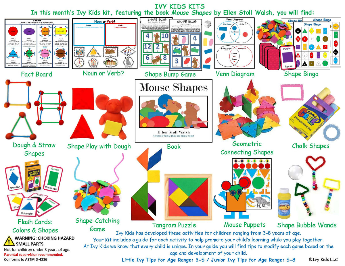 Ivy Kids Kit - Mouse Shapes