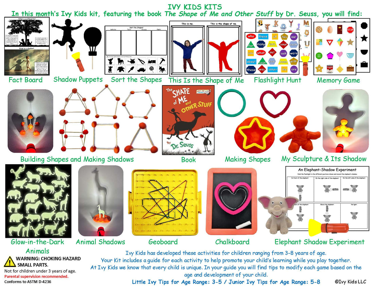 Shape Me Math Ivy Kids Kit - The Shape of Me and Other Stuff