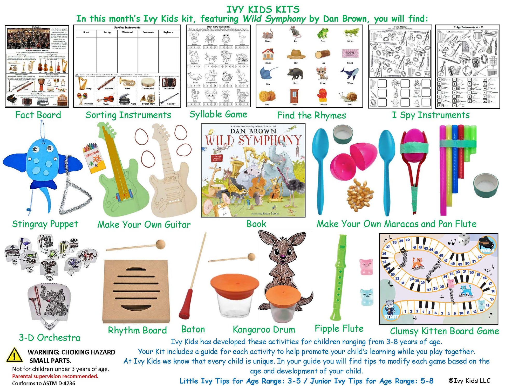 Wild Symphony STEM kit  Music Themed Activities