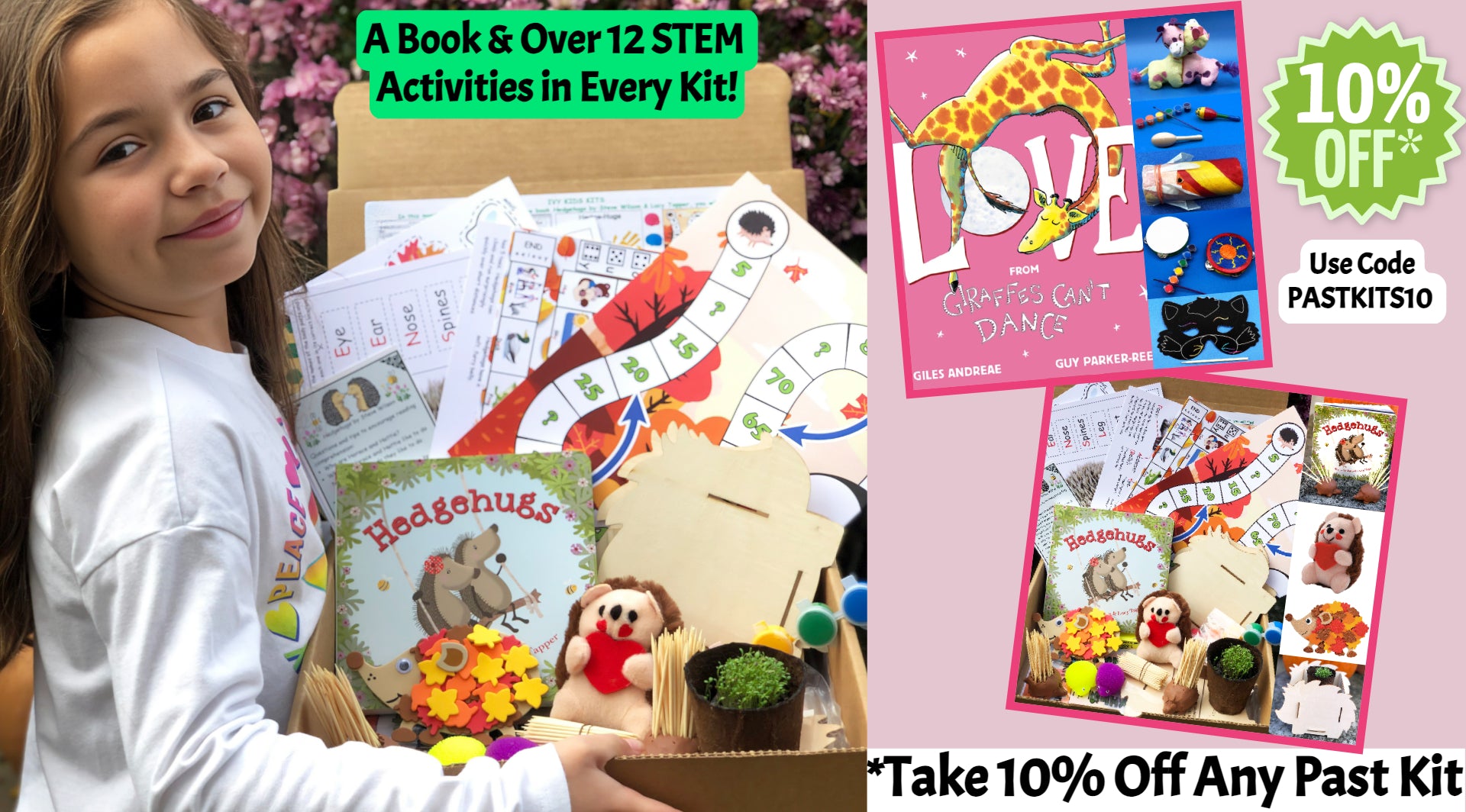 Book inspired STEM subscription kit for kids. – Ivy Kids
