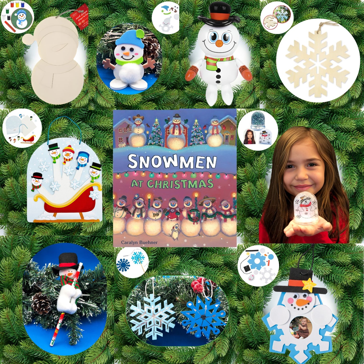 Ivy Kids Holiday Fun Kit featuring Snowmen at Christmas