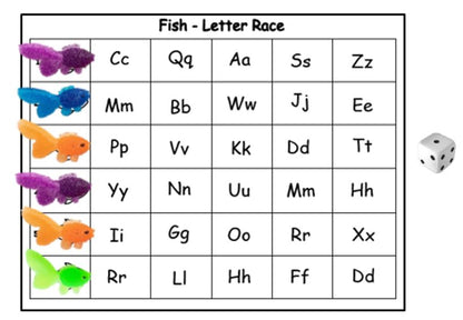 Letter Race Literacy Game Kids