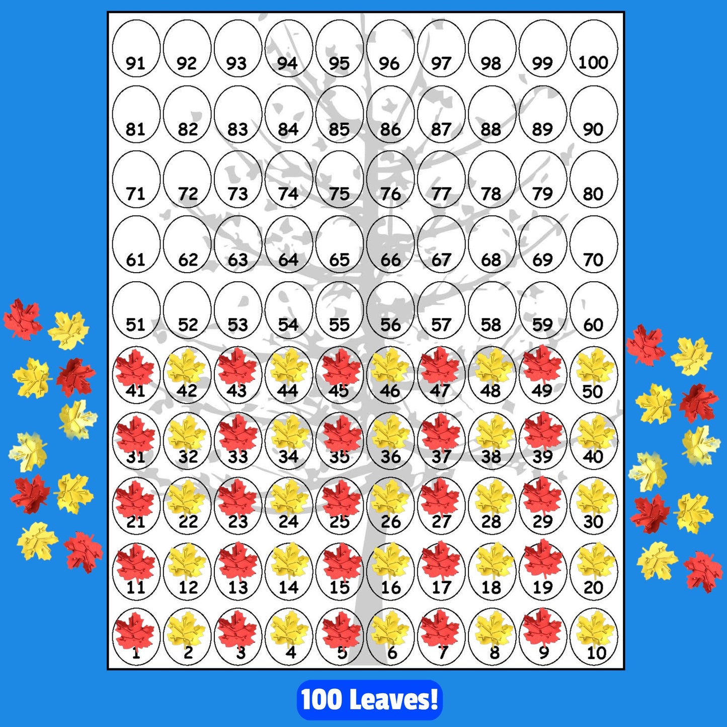 Counting Leaves Math Game 