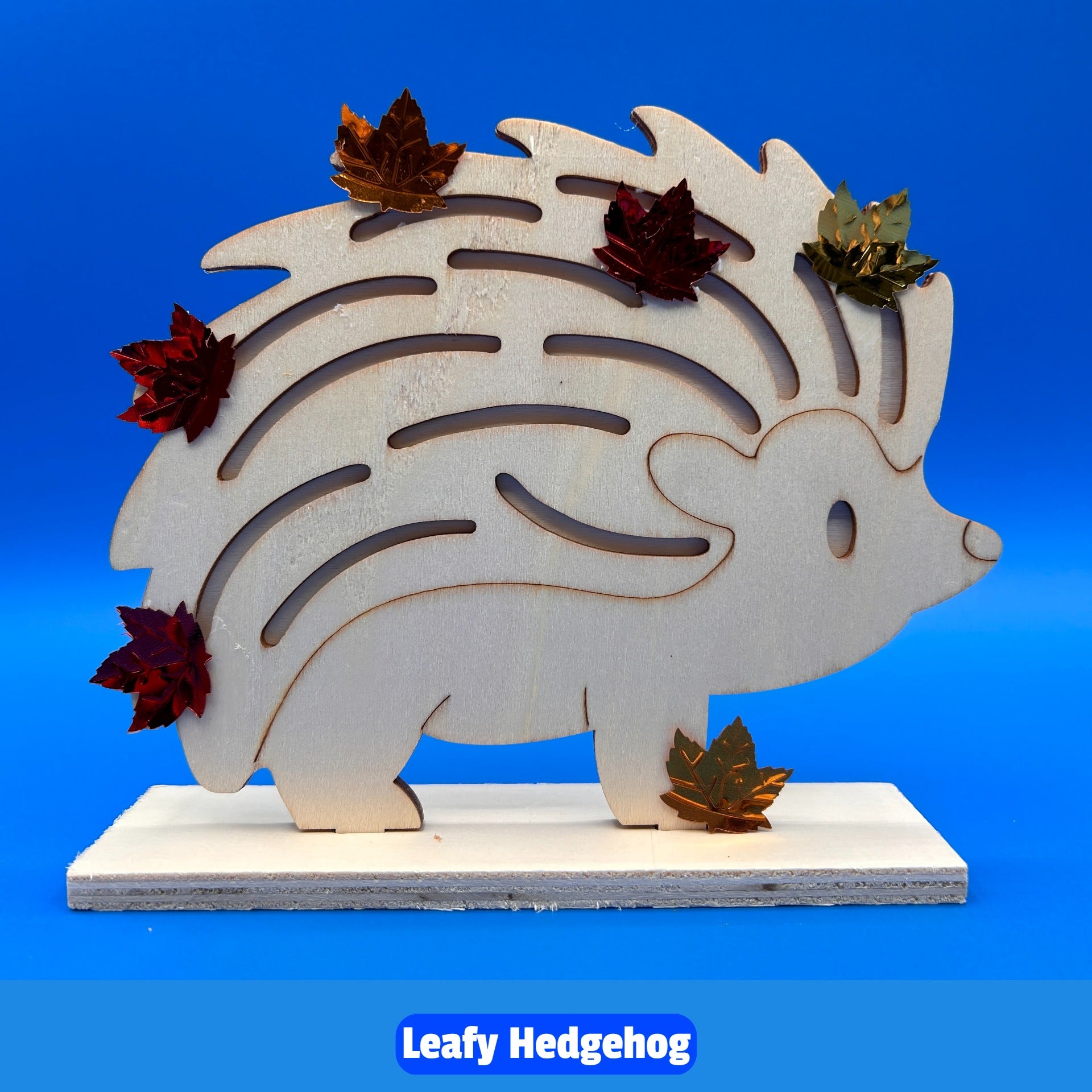 Wooden Hedgehog Art Craft 