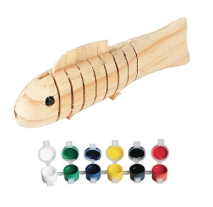 Swimmy wooden fish craft project