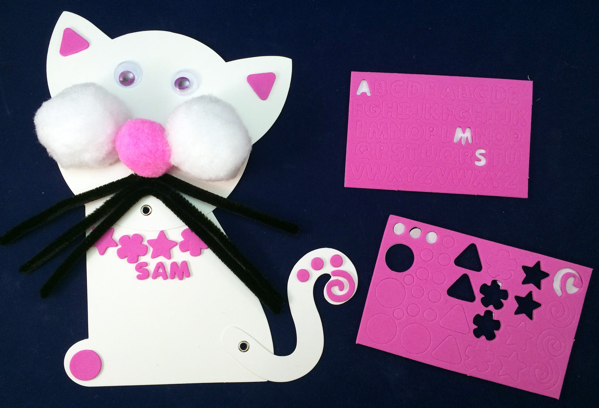 Art Activity- Create a Cat Puppet and make a personalized collar for the cat. Inspired by the book Mrs. McTats and her Houseful of Cats