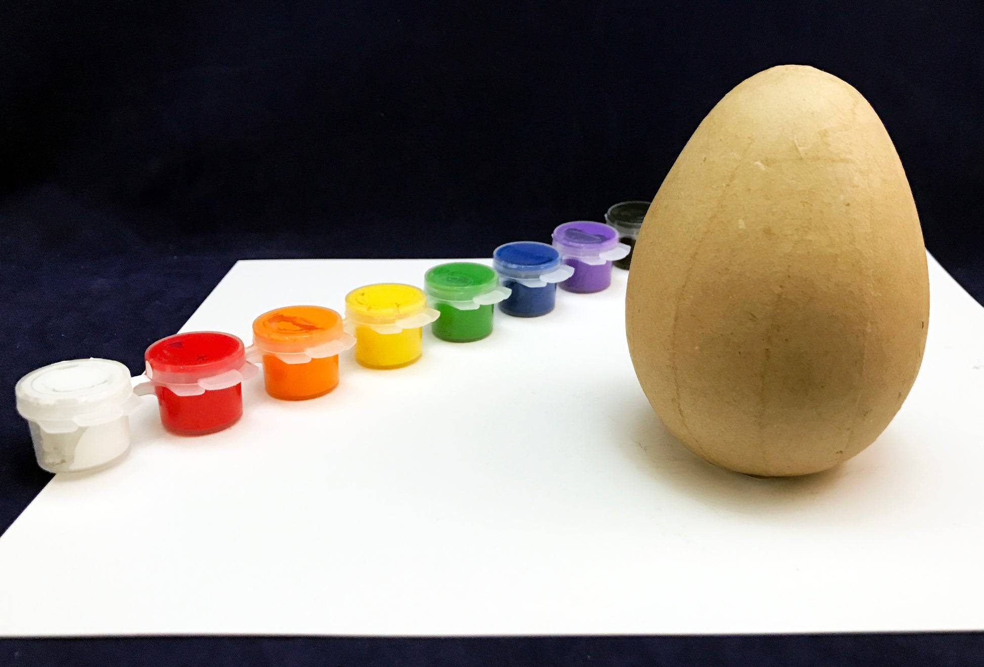 Painting a paper mache egg - Leo Lionni An Extraordinary Egg