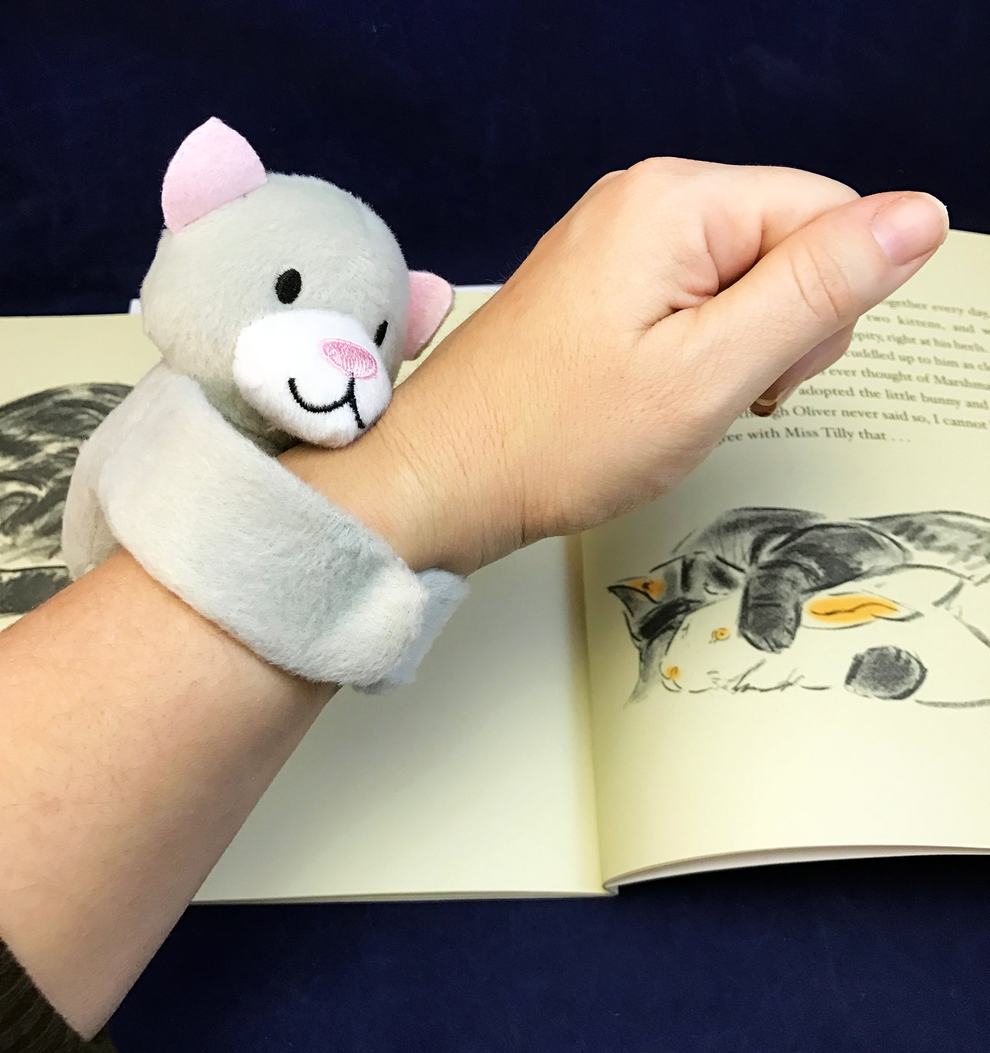 Hugging Cat to go along with book Marshmallow by Clare Turlay Newberry