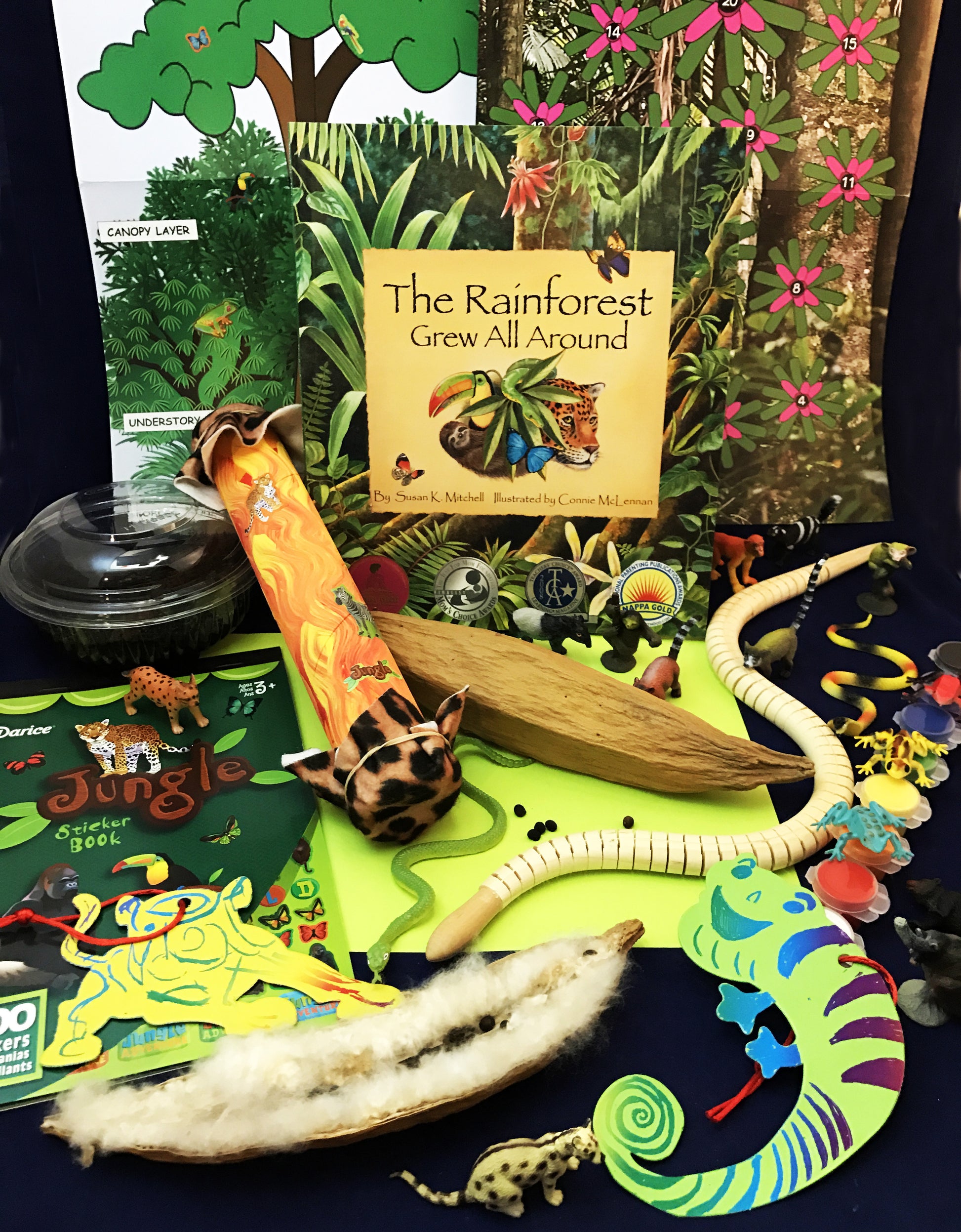 Rainforest activities Literacy, math, science, and art 
