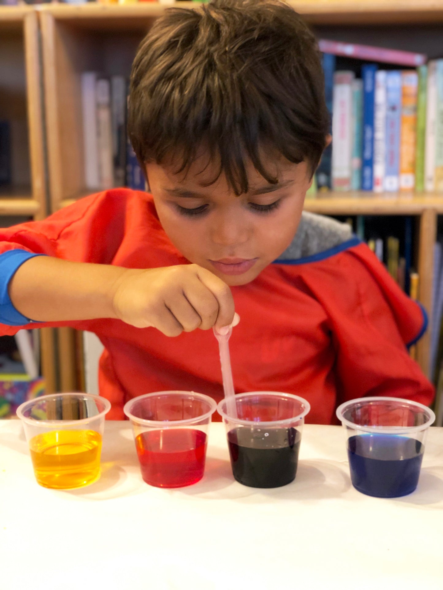 Color exploration science activity kids