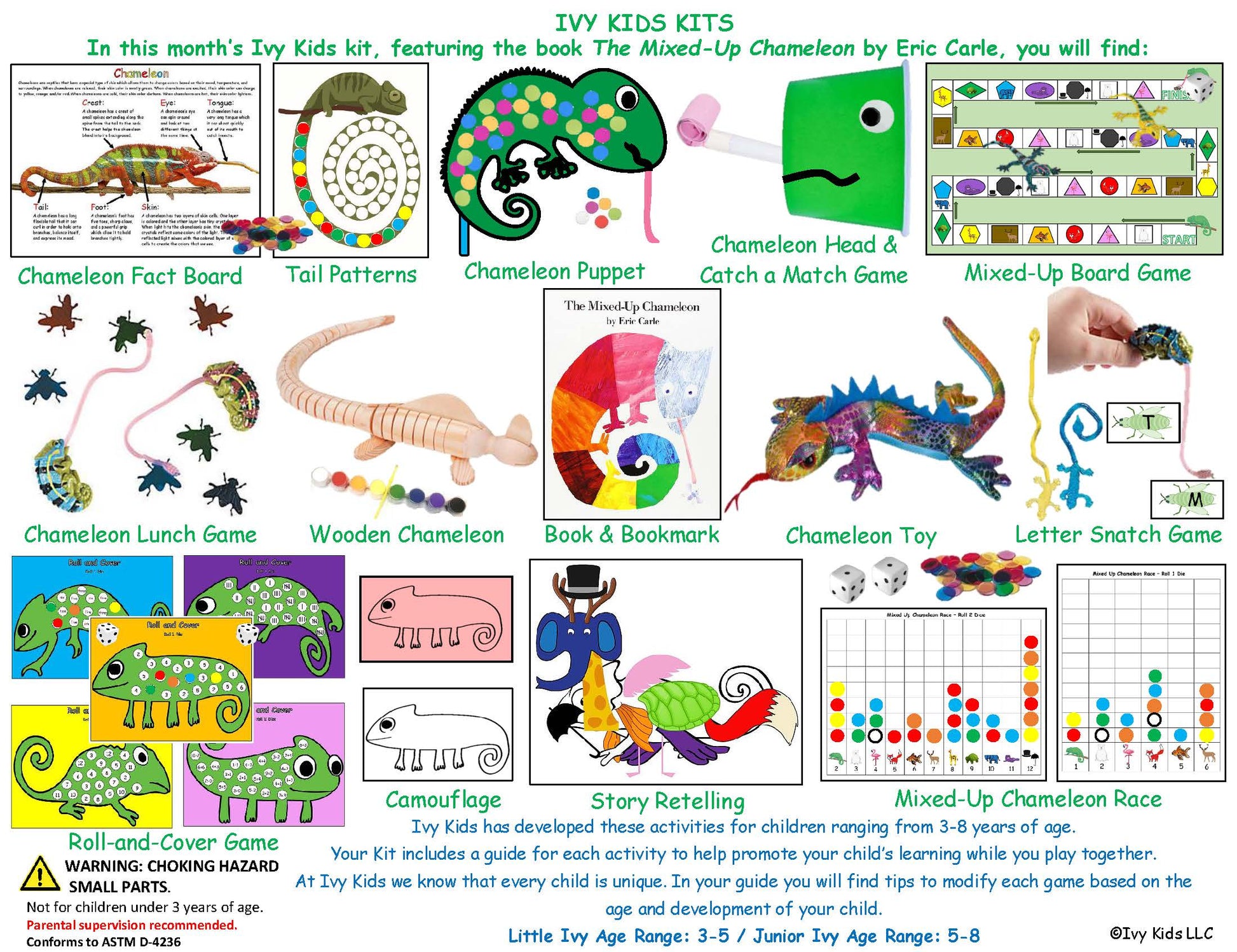 Mixed-Up Chameleon activities for kids