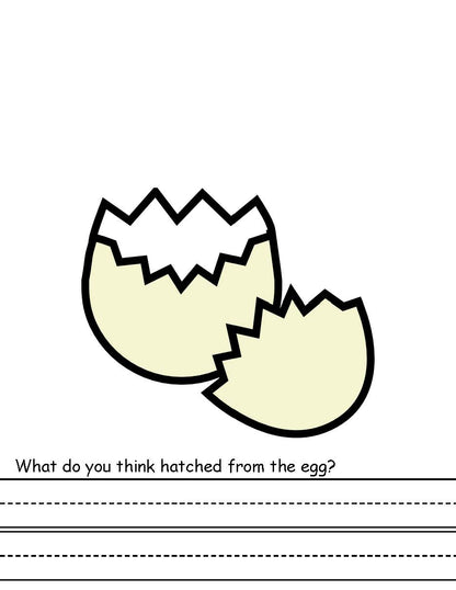 What Animals Hatched? Creative writing activity